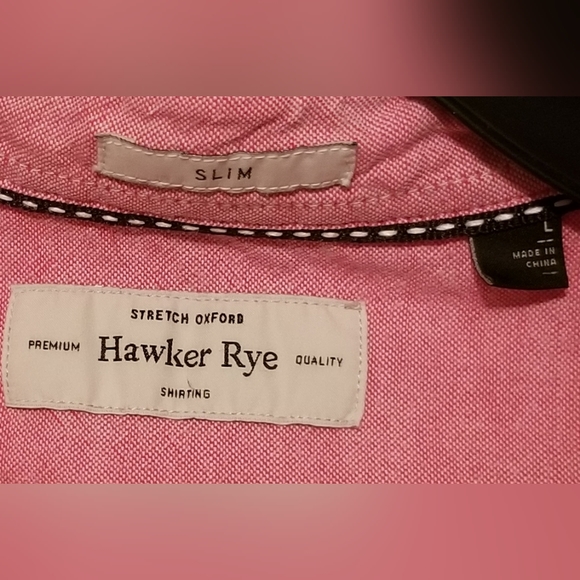 Hawker Rye Men's Slim fit button down-Lg - Picture 4 of 8
